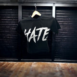 HATE Crop Top - Black/White