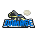 DAMAGE - Rubber Velcro Patch